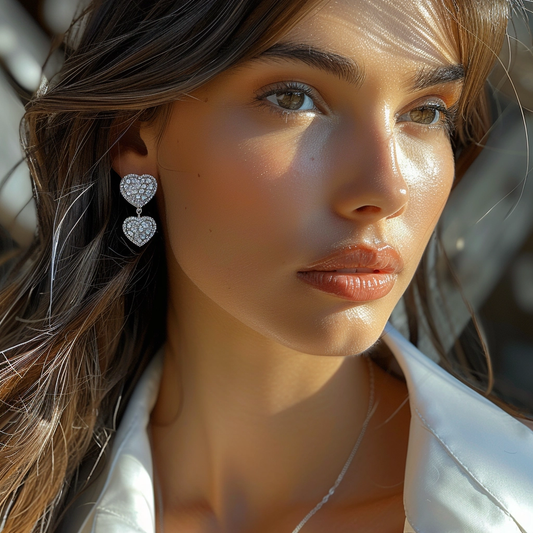 Celestial Love Drop Earrings