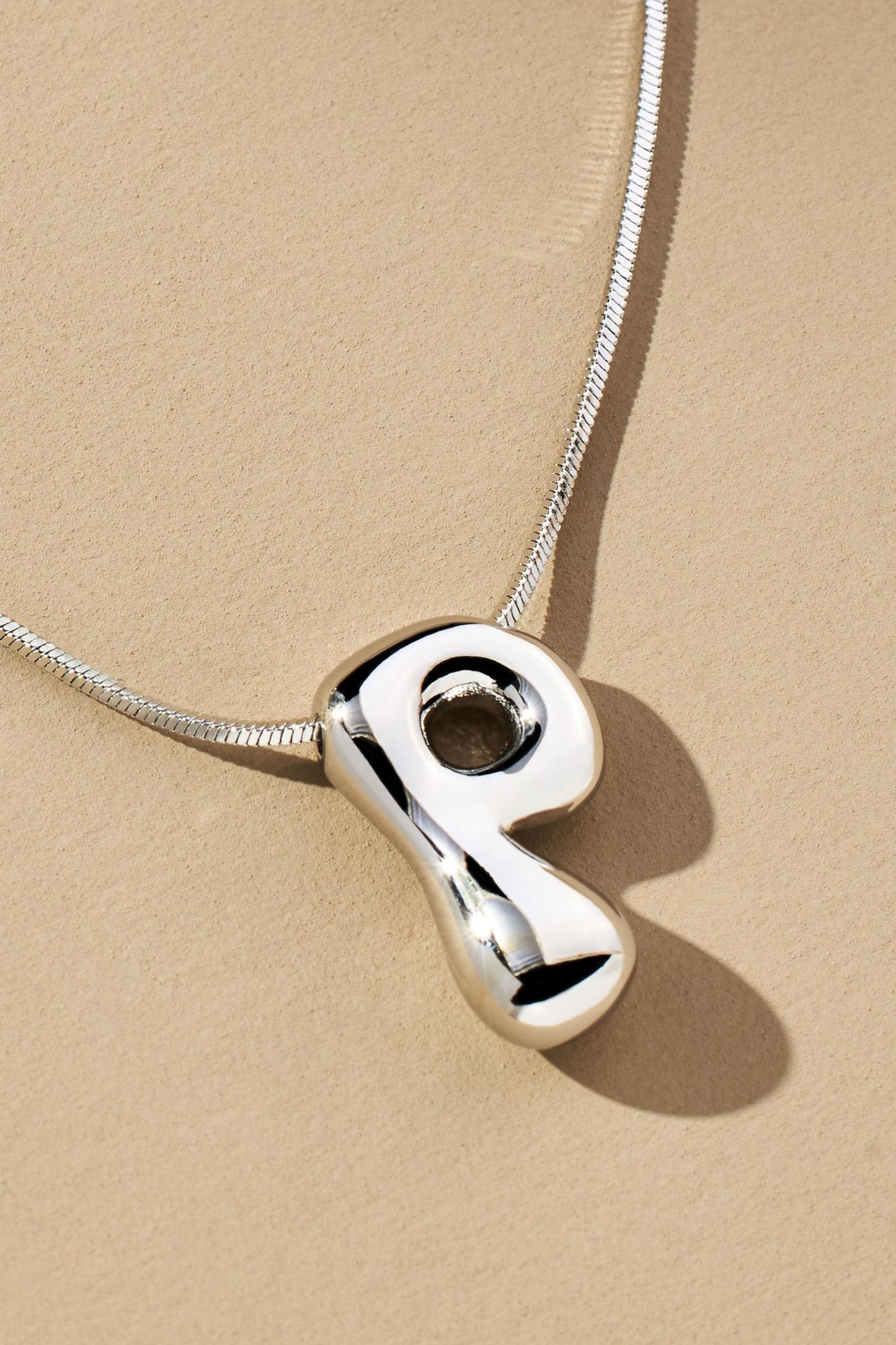 Hana's Bubble Initial Necklace