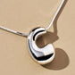 Hana's Bubble Initial Necklace