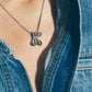 Hana's Bubble Initial Necklace