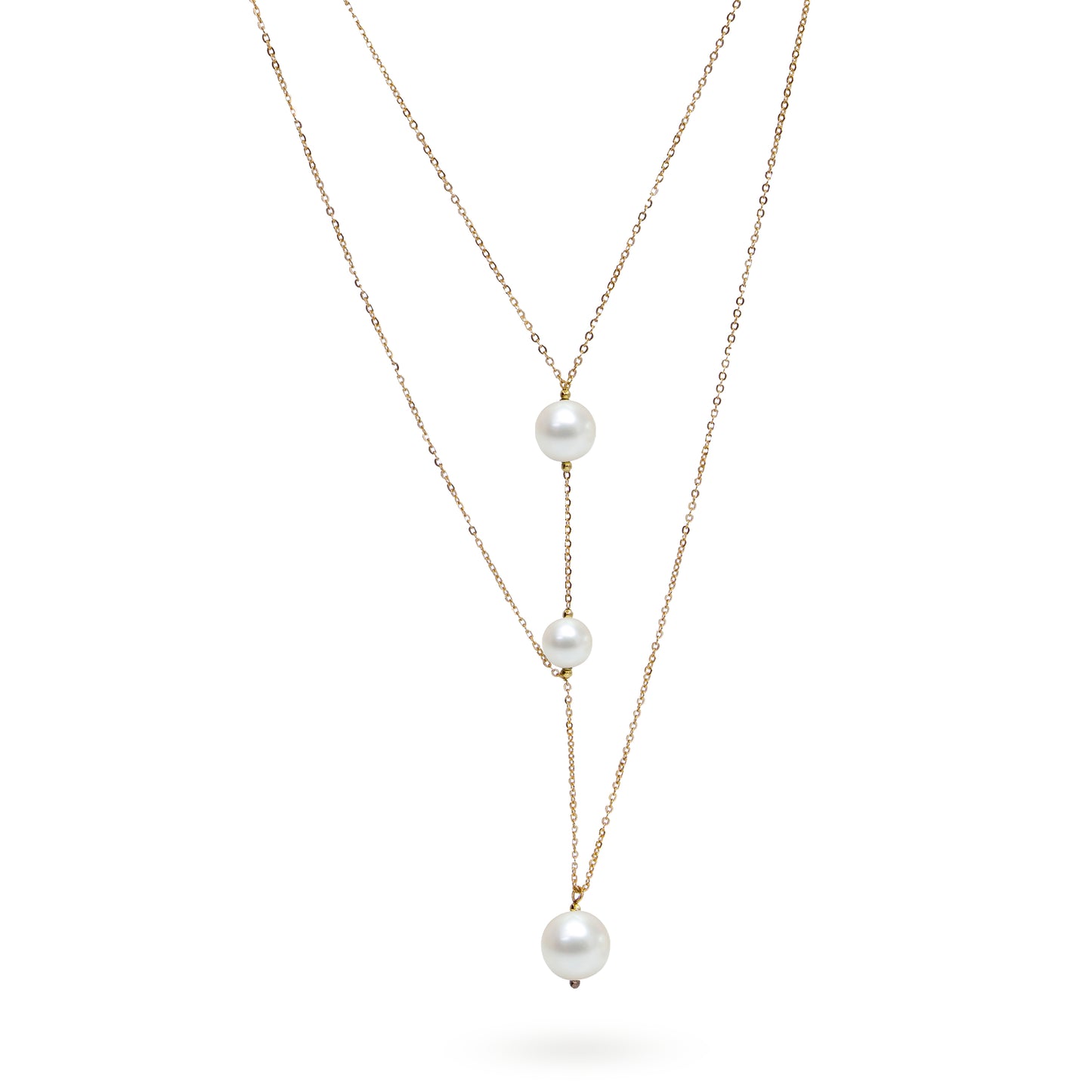 Trinity Pearl Radiance Necklace