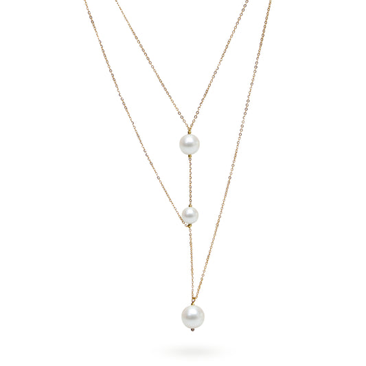 Trinity Pearl Radiance Necklace