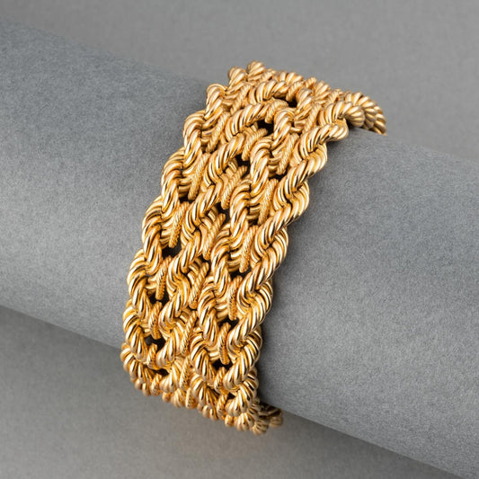 Mia's Golden Twist Bracelet