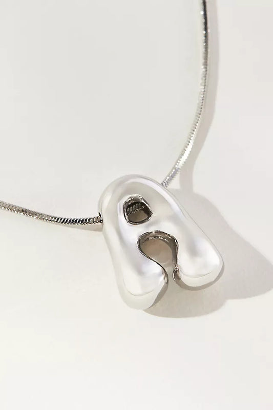 Hana's Bubble Initial Necklace