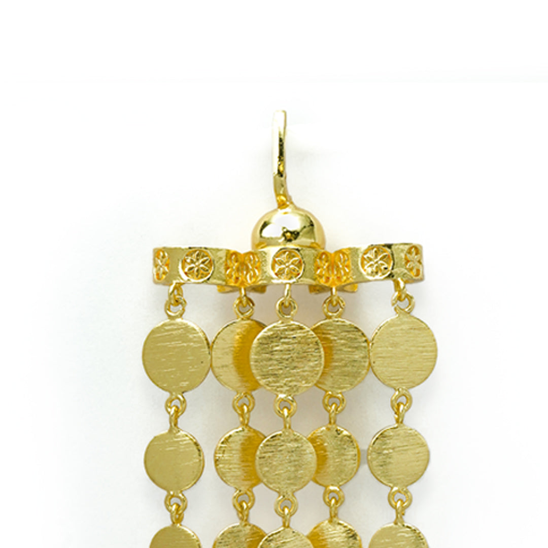 Grace Circle Cascade Earrings