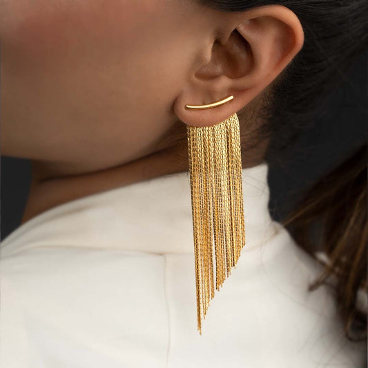 Aria Tassel Danglers - 2-in-1 Convertible Earrings