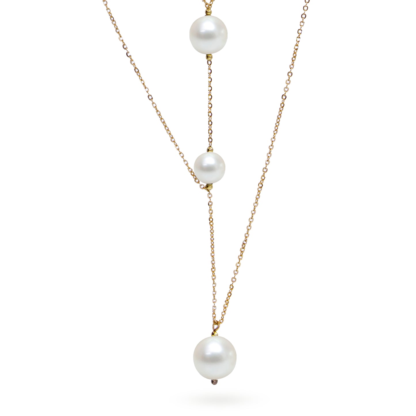 Trinity Pearl Radiance Necklace