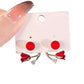 Viora Crimson Bloom Earrings