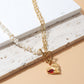 Hearts of Love Chain Necklace Set