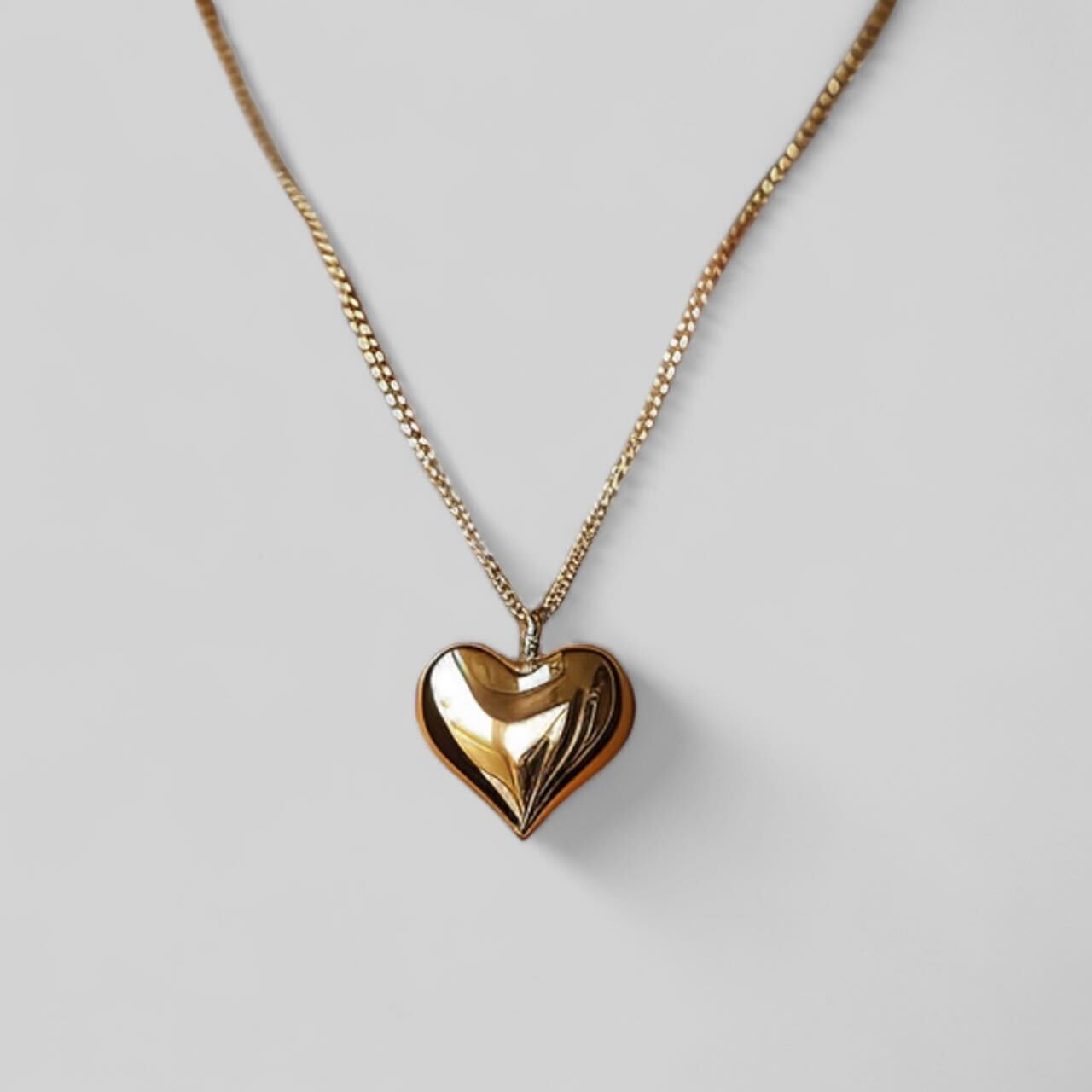 Golden Solace Heart Pendant