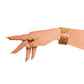 Golden Nature's Elegance Cuff Bracelet