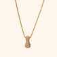 Yumi Sparkling Letter Necklace