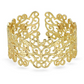 Golden Nature's Elegance Cuff Bracelet