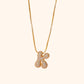 Yumi Sparkling Letter Necklace