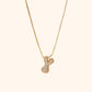 Yumi Sparkling Letter Necklace