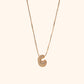 Yumi Sparkling Letter Necklace