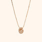 Yumi Sparkling Letter Necklace