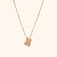 Yumi Sparkling Letter Necklace