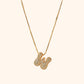 Yumi Sparkling Letter Necklace